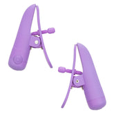 Purple Rechargeable Nipple Clamps with Adjustable Vibrations > Bondage Gear > Nipple Clamps